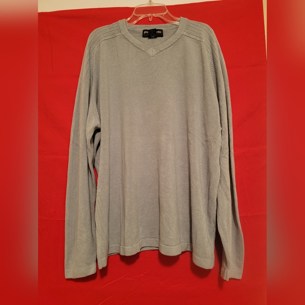 George & Martha / Soft pullover in color light blue color XL